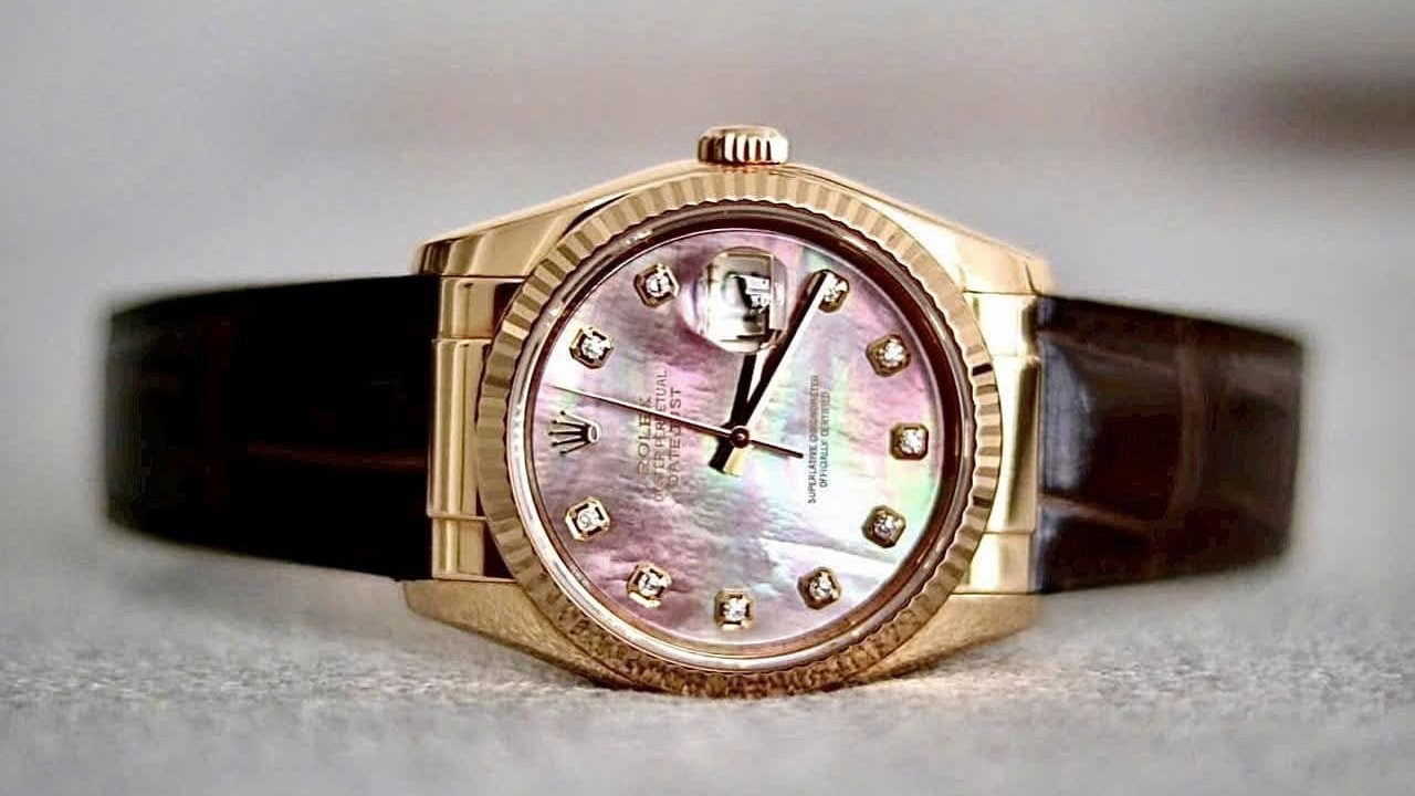  Đồng hồ Rolex dây da cao cấp, xa hoa mang đến biểu tượng độc đáo riêng