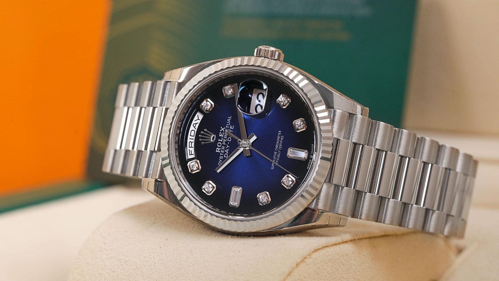  Rolex vàng trắng - Vẻ đẹp sang trọng, đẳng cấp của giới thượng lưu