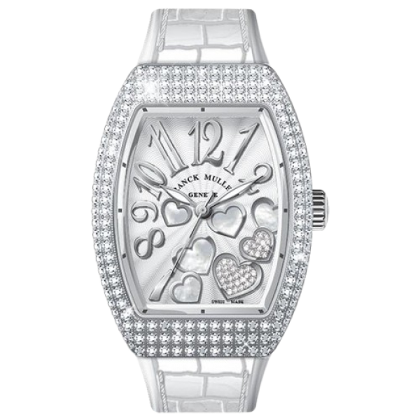 Đồng Hồ Franck Muller Vanguard Lady V32 Heart White