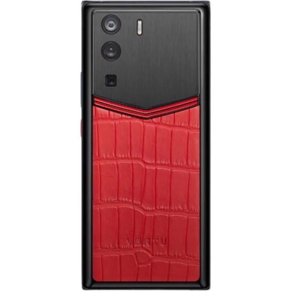 METAVERTU Basic Alligator Leather Flame Red