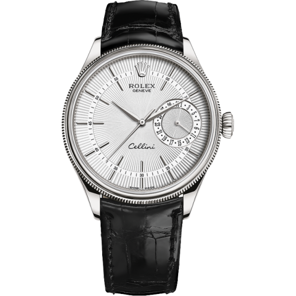 Đồng Hồ Rolex Cellini Date 39mm 50519-007 dây đeo da