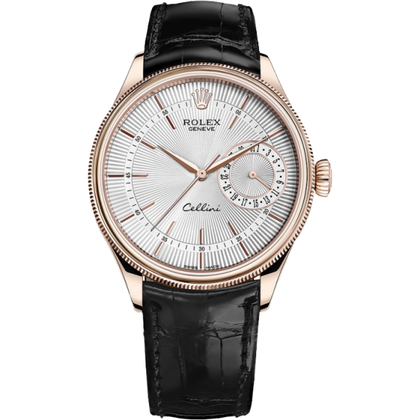 Đồng Hồ Rolex Oyster Cellini Date 39mm 50515-003 dây đeo da