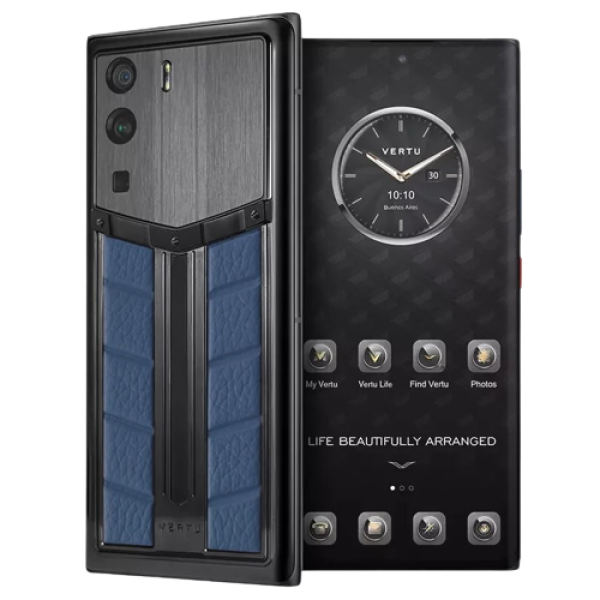 VERTU METAVERTU Race Track Design Blue Calf