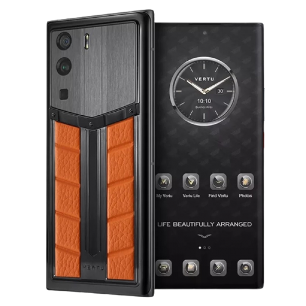 VERTU METAVERTU Race Track Design Orange Calf