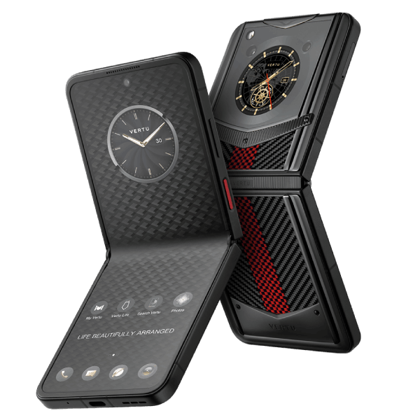 Vertu Ironflip Basic Blcbls Carbon Texture Auspicious Phoenix Bes Fee