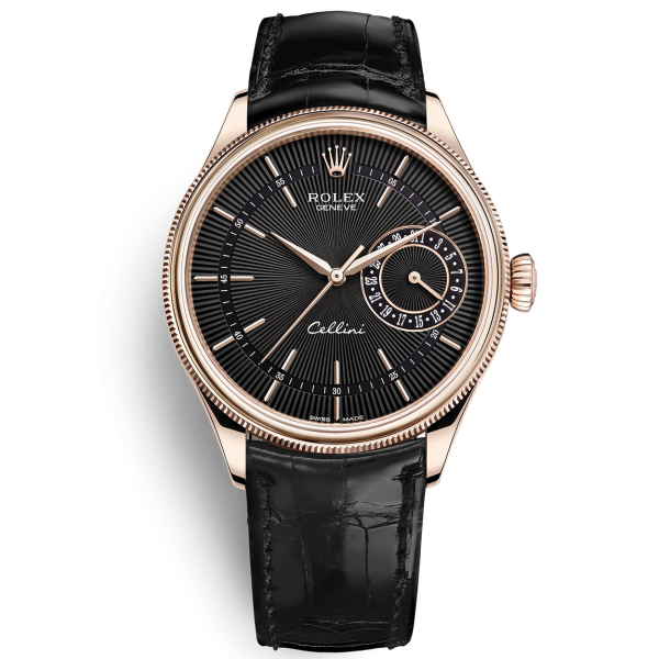 Đồng Hồ Rolex Oyster Cellini Date 39mm 50515-002 dây đeo da
