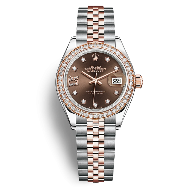 Đồng Hồ Rolex Oyster Perpetual Lady-Datejust 28mm 279381-0003 dây đeo Jubilee