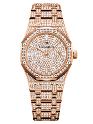 Phiên bản bằng vàng hồng 18 cara với 896 viên kim cương dây đeo vàng đính kim cương