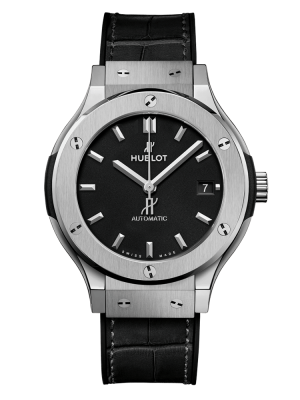 Phiên bản mặt số màu đen mờ dây da cá sấu