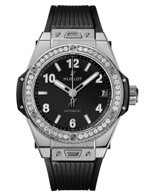 Phiên bản 465.SX.1170.RX.1204 mặt màu đen vỏ bằng thép không gỉ dây da cá sấu màu đen