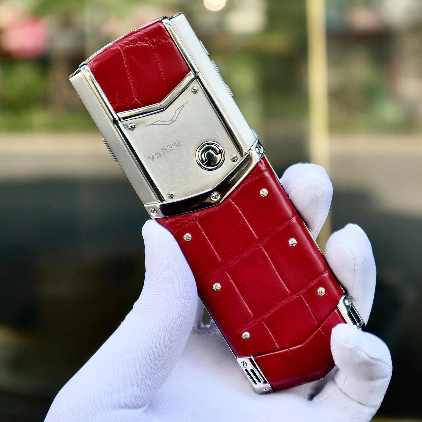 Vertu Signature S Steel Red