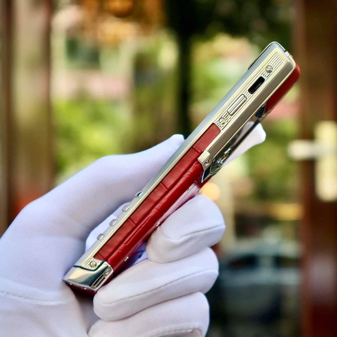 Vertu Signature S Steel Red