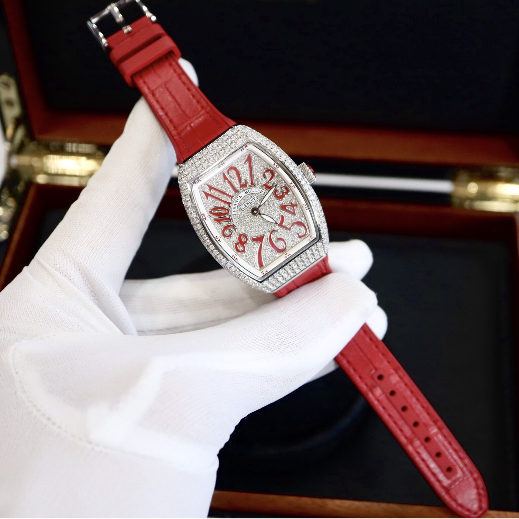 Franck Muller V32 Vanguard Full Diamond