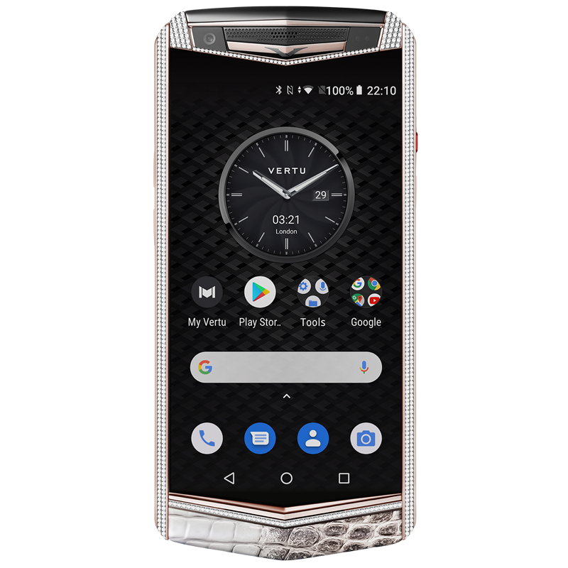 Vertu Aster P Rococo Himalaya Rose Gold Diamonds