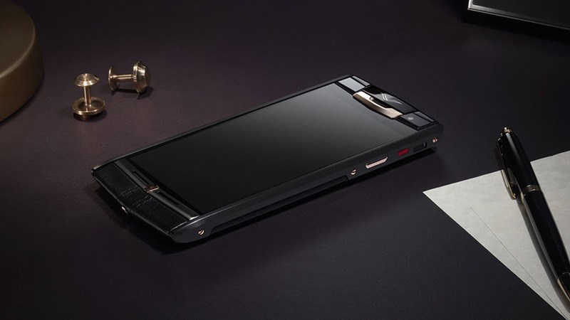 Vertu cảm ứng New Signature Touch Jet Calf